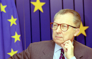 European Union Jacques Delors, historic president...