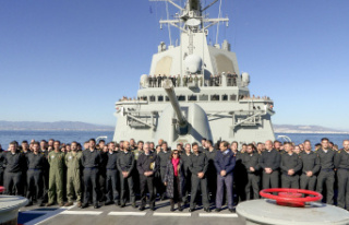 Defense The frigate 'Méndez Núñez' returns...