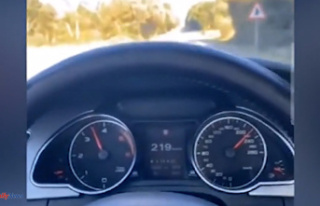 Galicia It is recorded driving at 229 km/h on a road...
