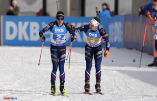 Biathlon: the Blues again on the podium during the...