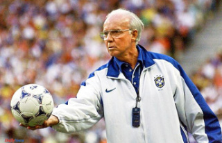 Mario Zagallo, Brazilian football legend, first world...