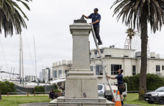 In Australia, statues of colonial history damaged...