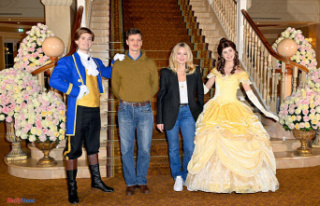Virginie Efira and Niels Schneider at Disney, this...