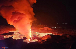 In Iceland, a volcanic eruption underway on the Reykjanes...