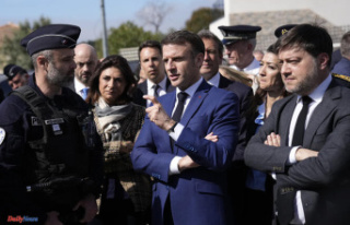 Emmanuel Macron on surprise visit to Marseille to...