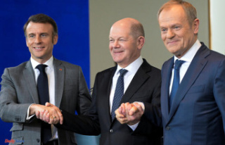 Emmanuel Macron and Olaf Scholz display their “unity”...