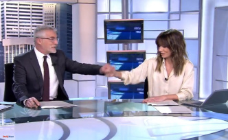 Telecinco Isabel Jiménez breaks down live when saying goodbye to David Cantero: "We have a knot in our stomach"