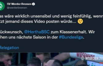 Club meekly rows back: Shitstorm for Werder for malicious HSV tweet