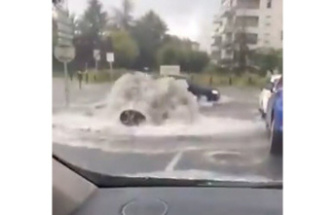 Weather severe. Haute-Savoie - manhole openings, flooding car parks... Video of the torrential rains in Geneva & Chablais
