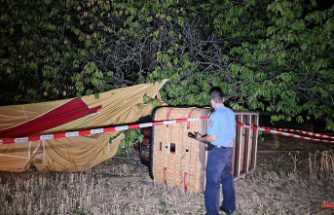 Struck on the ground: Man dies in a fatal accident when starting a hot air balloon