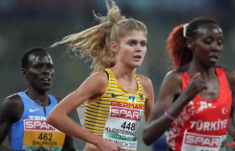"Introduced a bit differently": Klosterhalfen missed the podium over 10,000 meters