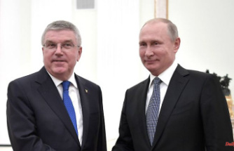 Once again on a peace mission: IOC boss Bach opens the door for Russia's athletes