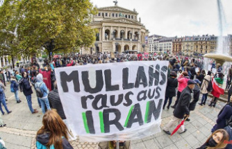 Hesse: More than 1000 people at a demonstration against Iran's government