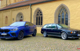 Vans through the ages: BMW M5 Touring (E34) meets X6 M Competition