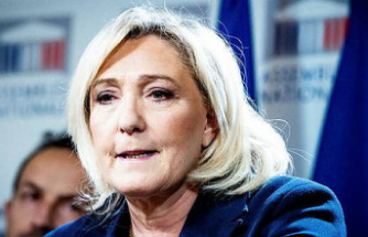 For Marine Le Pen, Emmanuel Macron "is afraid of the people"