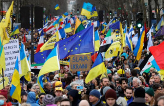 War in Ukraine: two years after the Russian invasion, thousands of Europeans demonstrate in support of kyiv