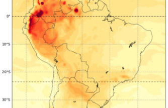 Forest fires: unprecedented carbon dioxide emissions in February in Brazil, Venezuela and Bolivia