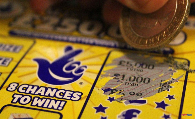 As the cost of living rises, scratch card sales drop.