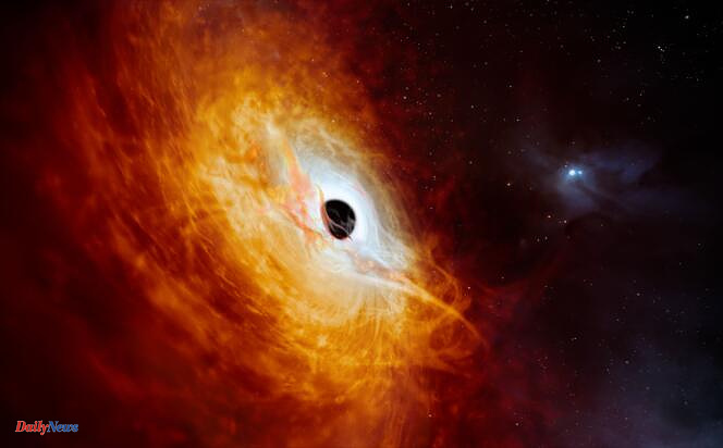 Discovery of a black hole that “eats” the equivalent of a sun per day