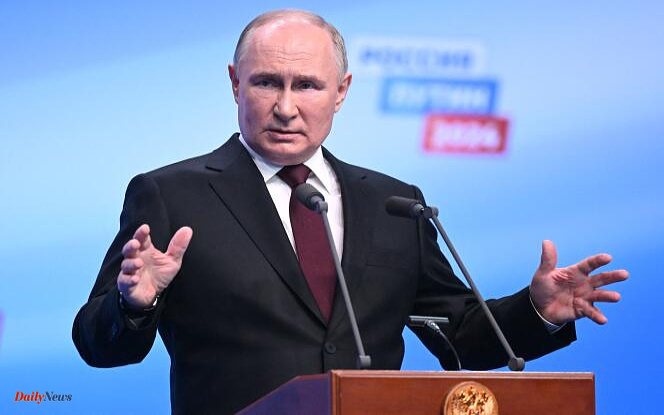 Vladimir Putin, re-elected as president, promises a Russia that will not be “intimidated”