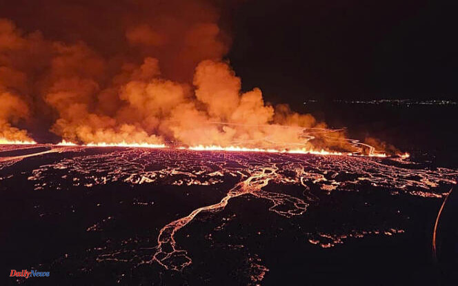 In Iceland, a major eruption underway southwest of Reykjavik