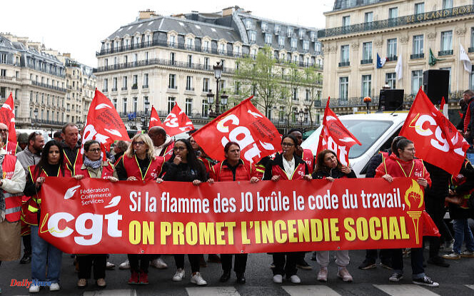 Paris 2024: the CGT demonstrates in Paris against “social regression” in services