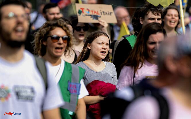 Greta Thunberg arrested during a demonstration in The Hague