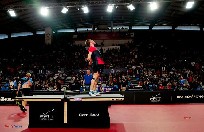 Alexis Lebrun wins a breathtaking fratricidal duel against his brother Félix and retains his crown as French table tennis champion